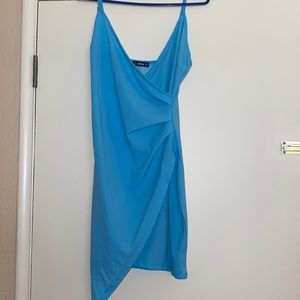 Blue mini dress